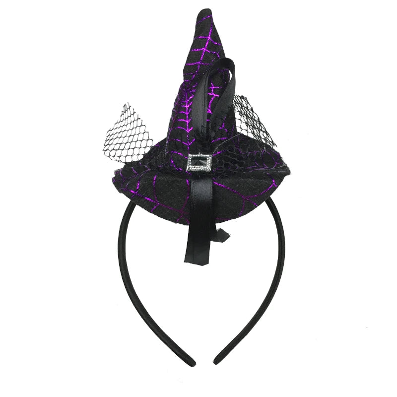 Pointed Witch Hat Hairband – Fun Halloween Costume Accessory
