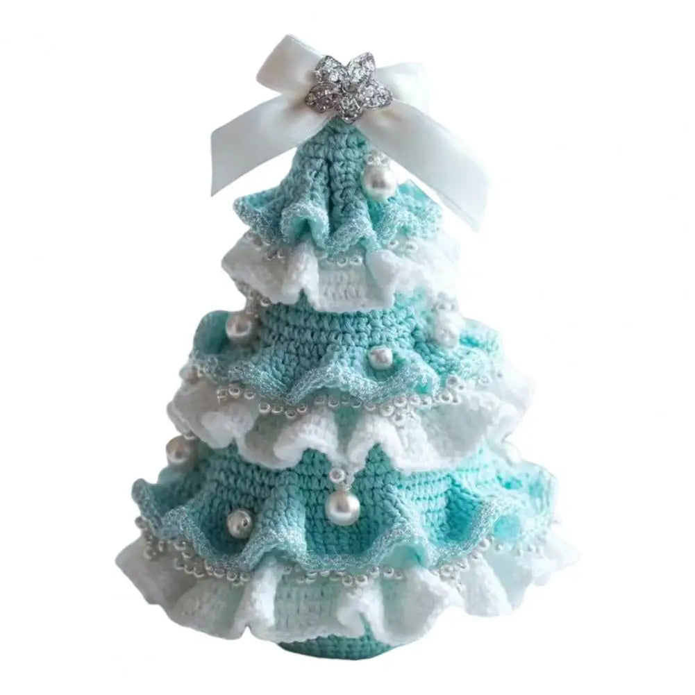 Unique Christmas Ornament: Premium Crochet Tree - Ideal Gift and Cosy Home Accent