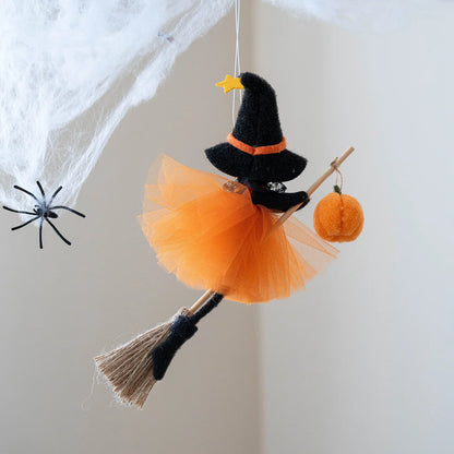 Halloween Pendants: Cat, Witch & Pumpkin