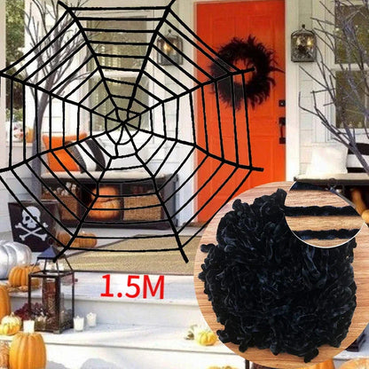 Giant Spider Web Horror Decoration