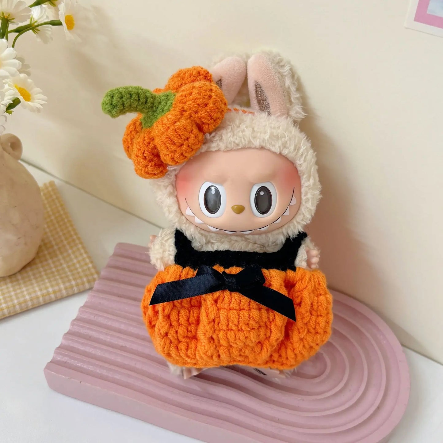 Labubu Halloween Pumpkin Outfit