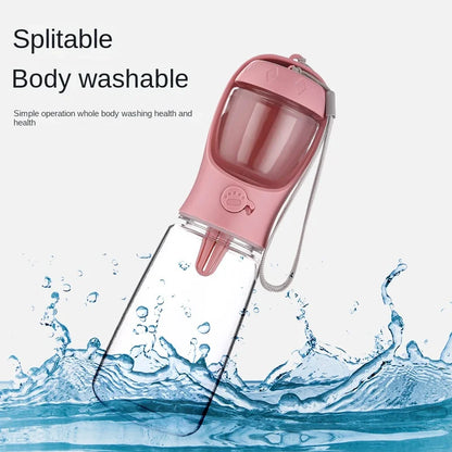 Pawsitive Hydration: The Ultimate On-the-Go Pet Bottle & Food Dispenser