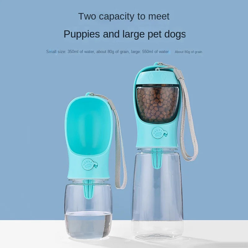 Pawsitive Hydration: The Ultimate On-the-Go Pet Bottle & Food Dispenser
