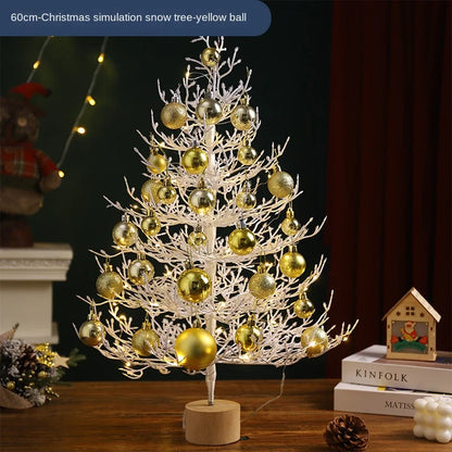 White Simulation LED Twig Christmas Tree
