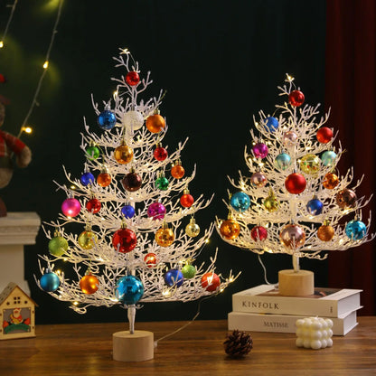 White Simulation LED Twig Christmas Tree