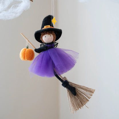 Halloween Pendants: Cat, Witch & Pumpkin