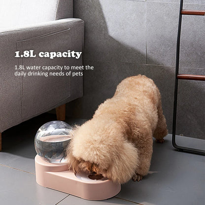 Food Automatic Fountain and Water Drinking1.8L  for Cats and Dogs