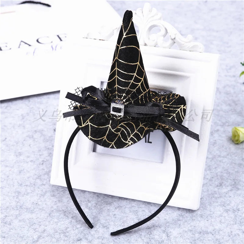 Pointed Witch Hat Hairband – Fun Halloween Costume Accessory
