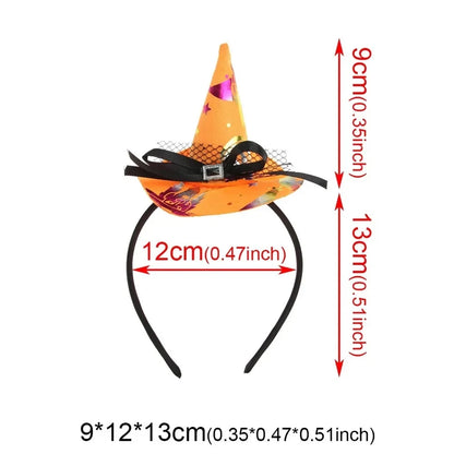 Pointed Witch Hat Hairband – Fun Halloween Costume Accessory