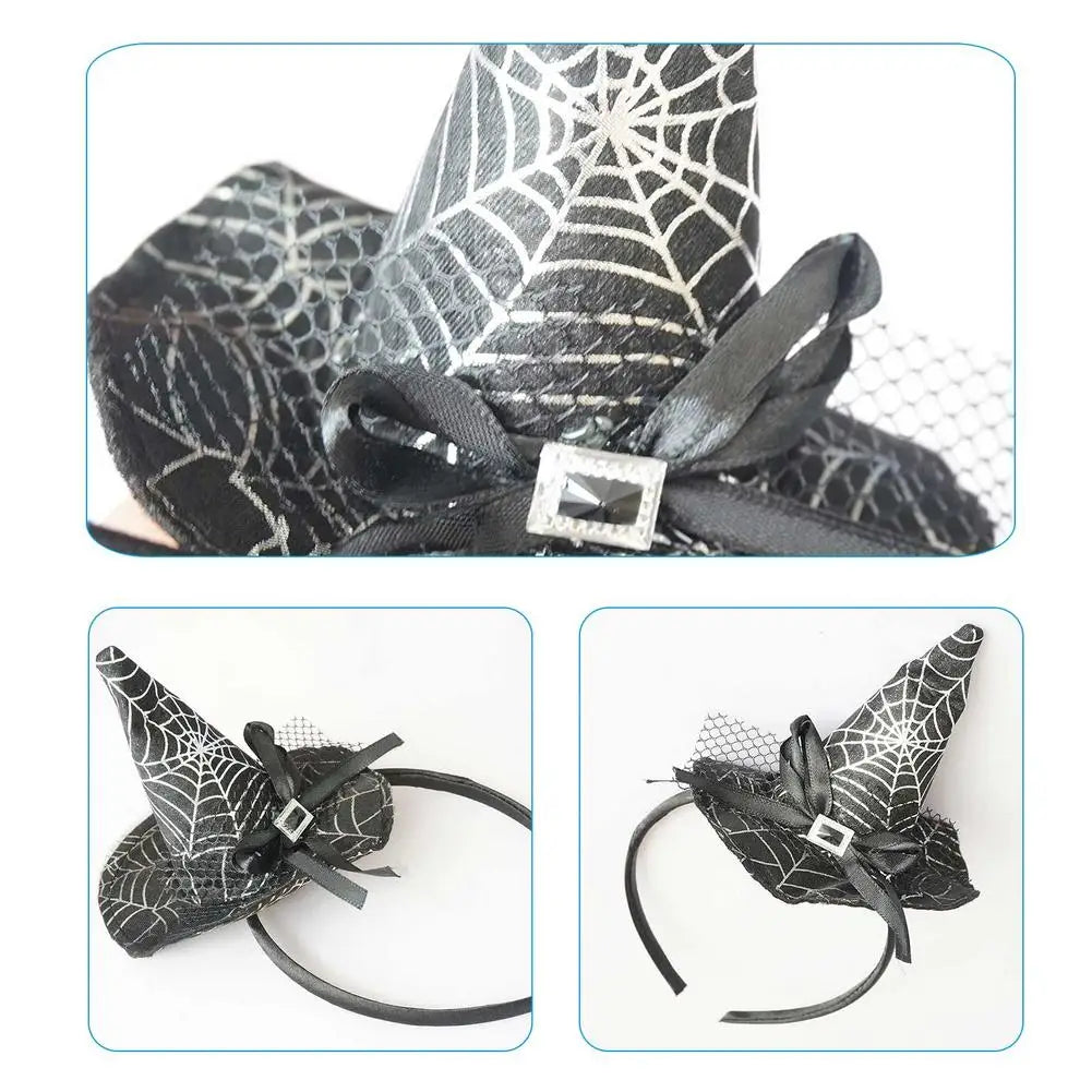 Pointed Witch Hat Hairband – Fun Halloween Costume Accessory