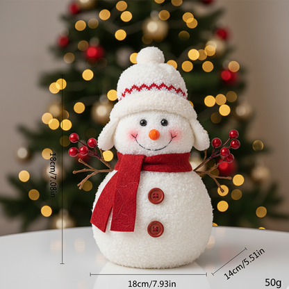 Hygge Plush Snowman Doll – Cosy Christmas Decoration and Perfect Festive Gift
