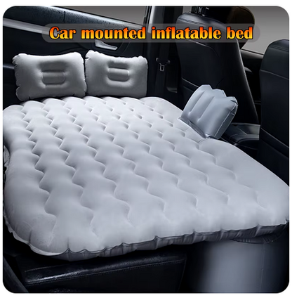 Universal Car Travel Inflatable Bed 80x130cm – Back Seat & Boot Mattress with Pillow for Camping, Travel, and Family Outings