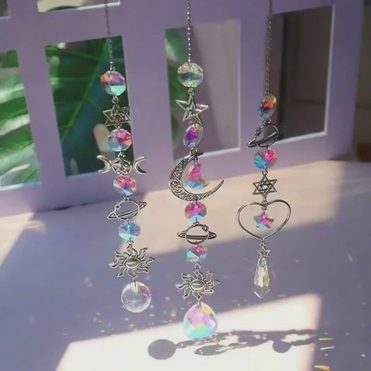 Decorative Crystal Suncatcher — Light Reflections for Calm Interiors
